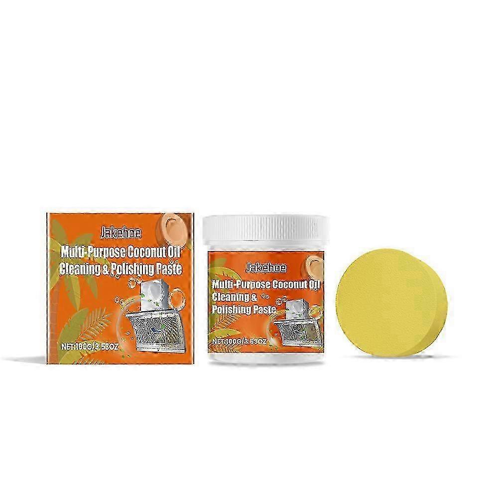Coconut Oil Cleaning Paste - Multi-Purpose Cleaner & Polish