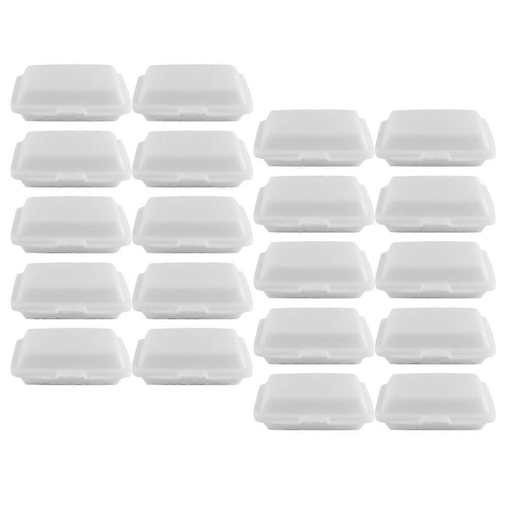 Mini Simulation Takeaway Box Doll House Lunch Box Model for Display 60Pcs