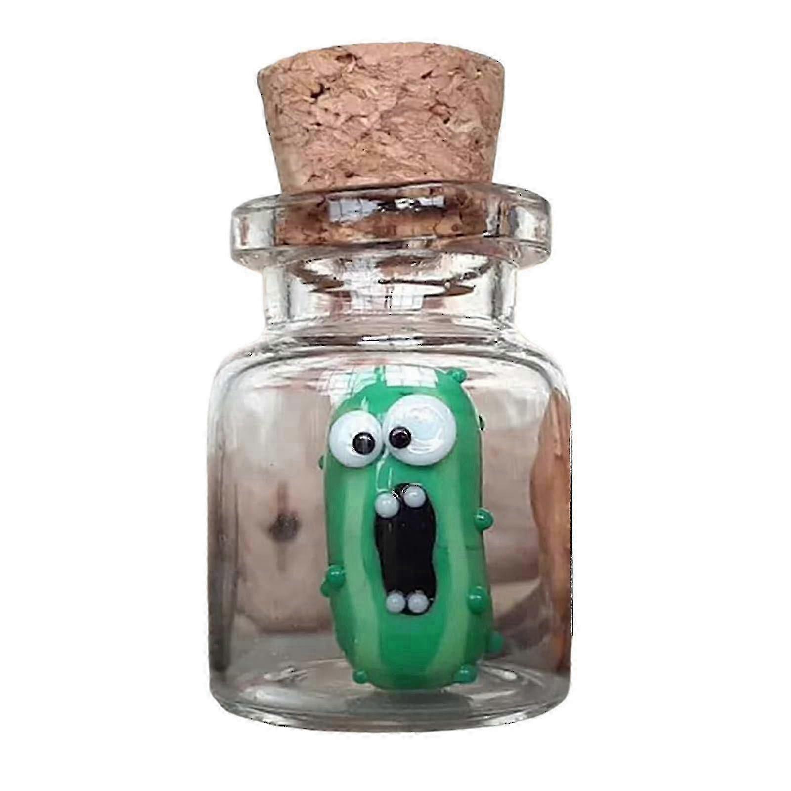 Mini Glass Pickle Jar Handmade