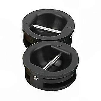 Stainless Steel Bar Reinforced 2Pcs Surfboard Leash Plug Replacement Cups, Yellow, For 25-26 Spec Water Sport Parts