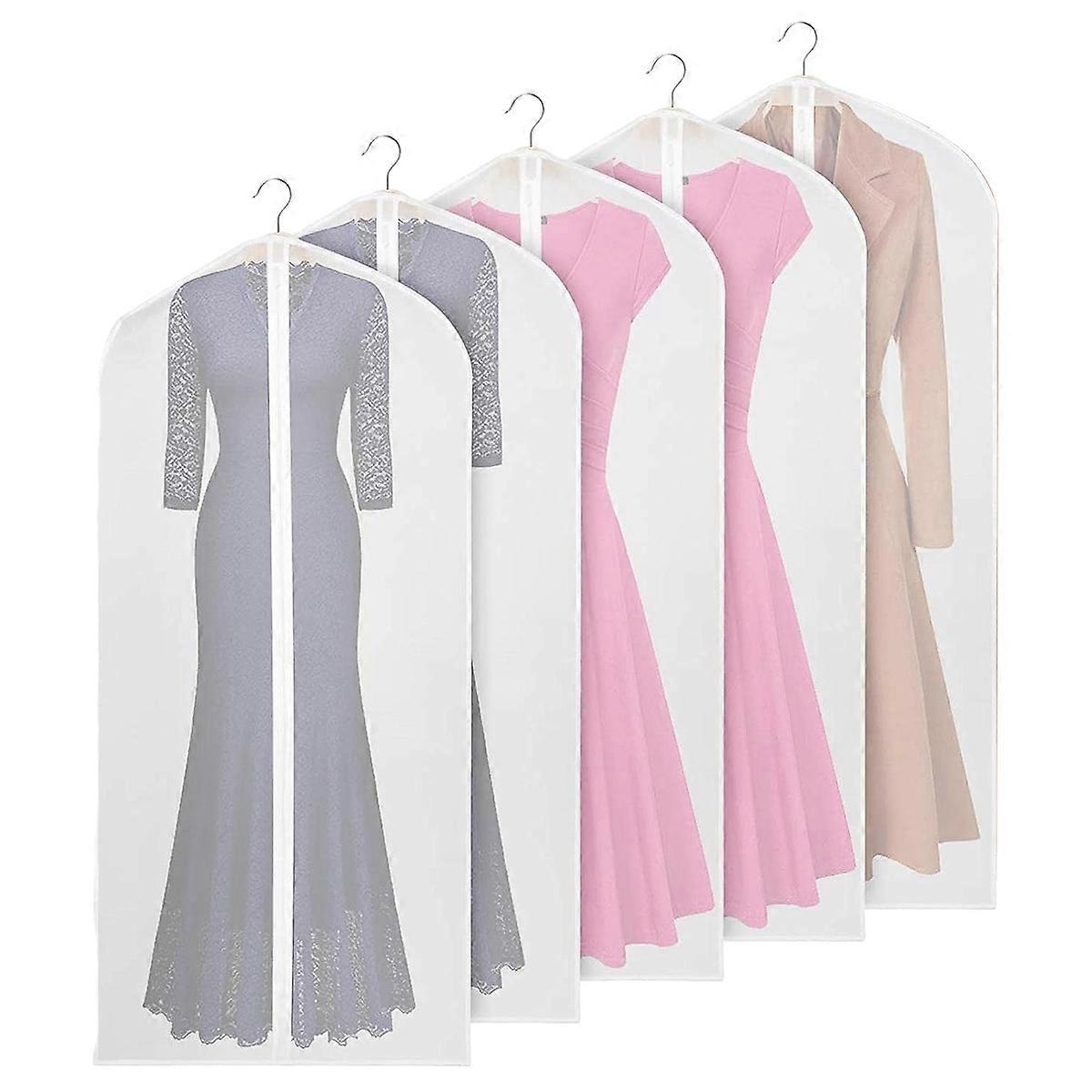 Showerproof Clear Long Garment Bags