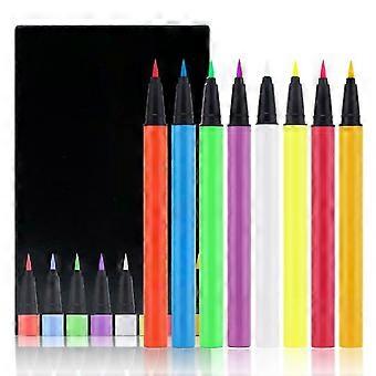 8 Color Glow Eyeliner Set, Highly Pigmented Waterproof Quick Dry UV Glow Eyeliner Pencils For Party Makeup