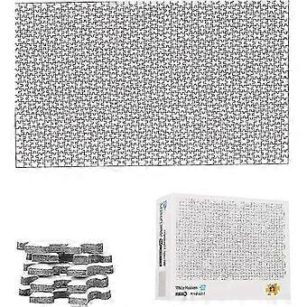 DIY Blank 1000 Piece Jigsaw Puzzle to Paint Yourself, 2mm Thick Cardboard, 42x29.7cm, Family Game Stress Reliever Wall Decor dkcf