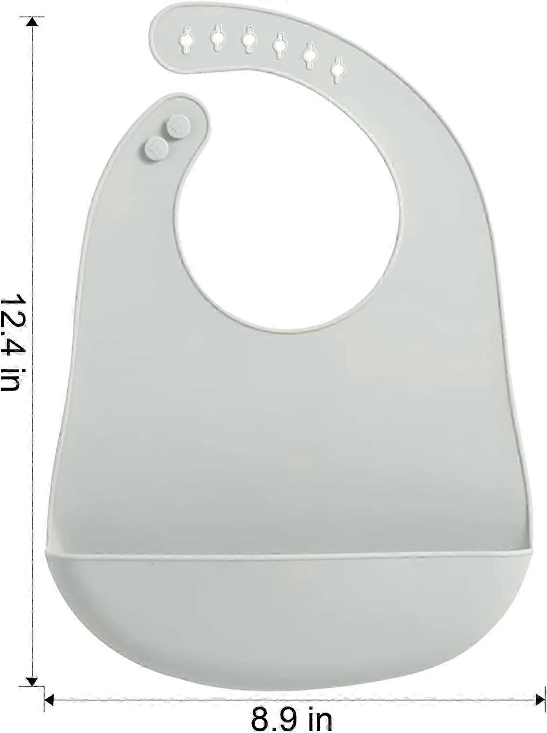 Lightweight Waterproof Silicone Baby Bib Set