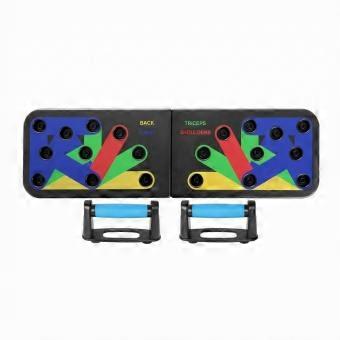 Foldable Pushup Training Board | Adjustable Hand-Position Openings, Compact