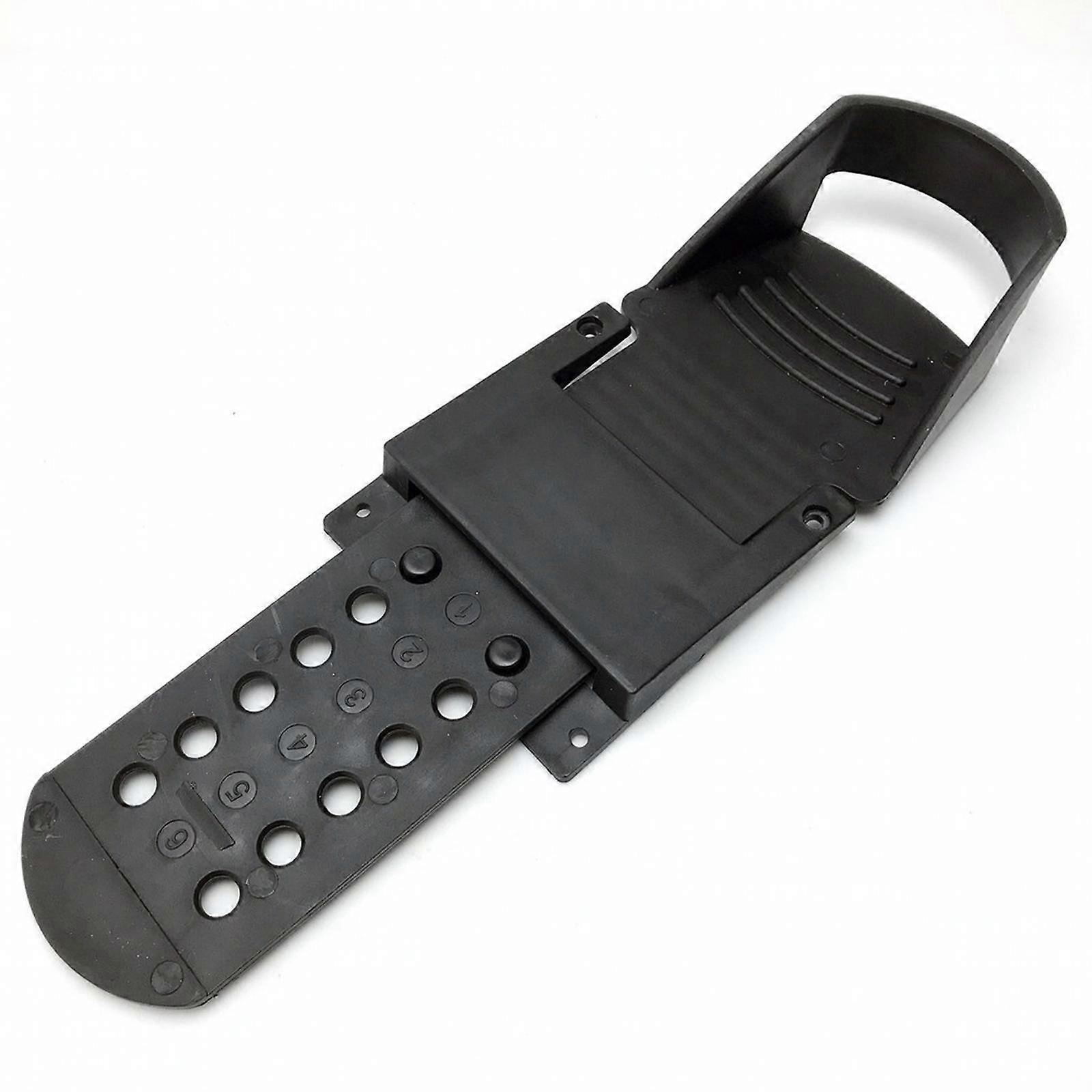 Adjustable Heel-Cupped Rowing Foot Pedal