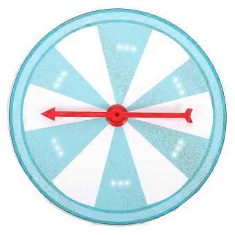 1 Set Hanging Rotatable Prize Wheel for Kids, Spin Fortune Game Gift for Children's Party-brnv