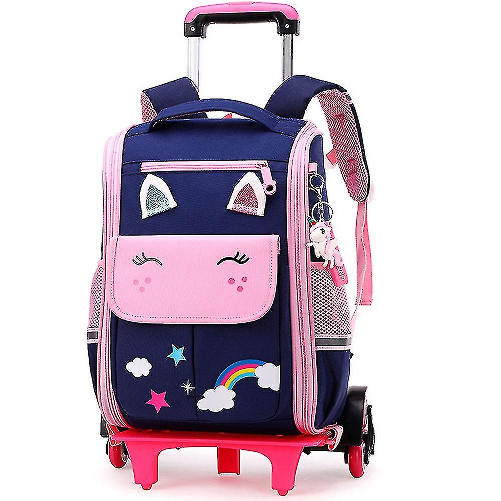 عربة مدرسة حقيبة المدرسة الابتدائية للأطفال خفيفة الوزن حقيبة