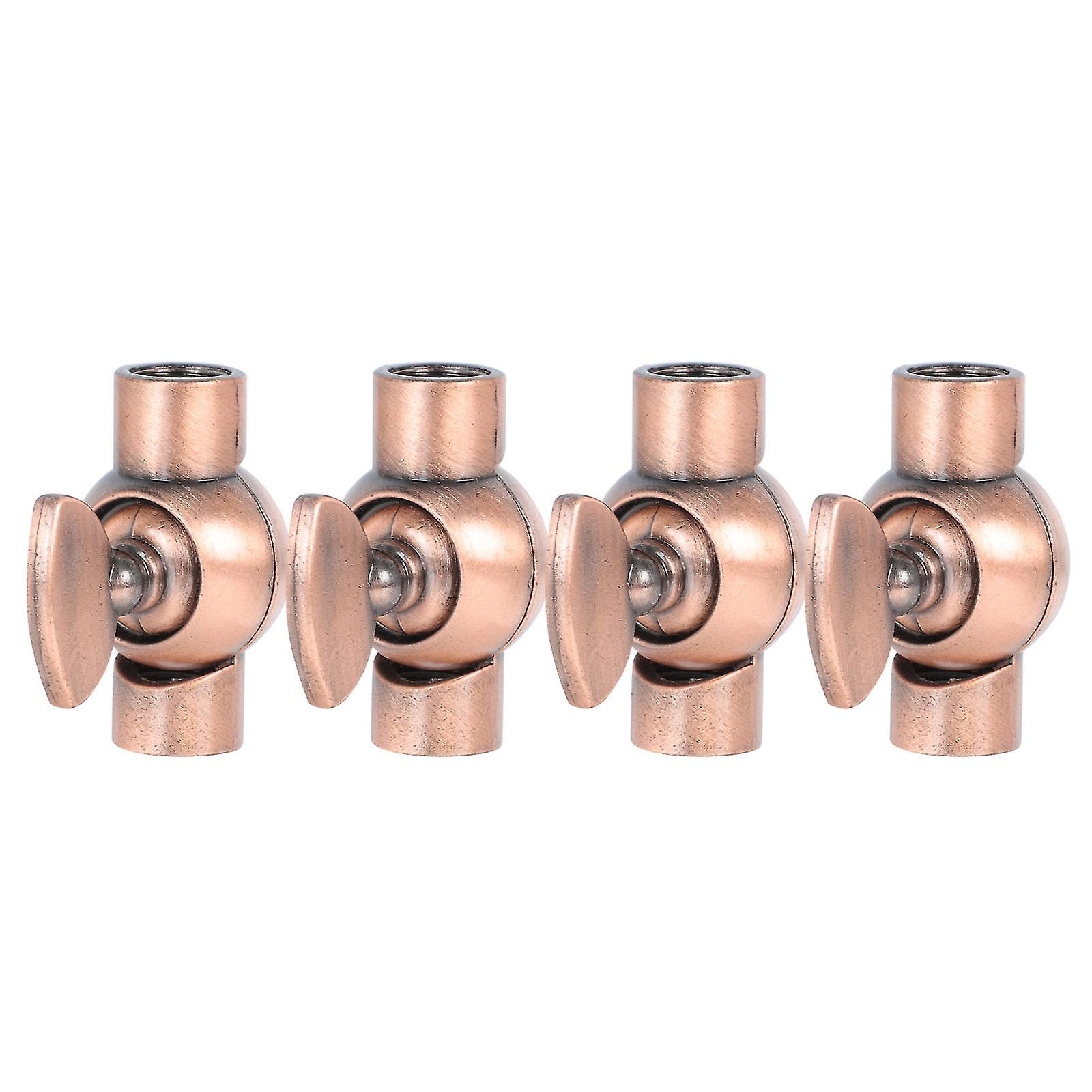 4pcs Small Two-way Universal Turn Light Connector Retro Wall Lamp Accessory