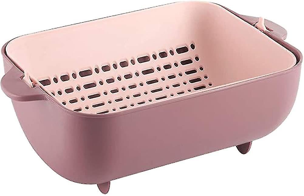 Multifunction Kitchen Colander/colander Double Layer Drain Basket Bowl Kitchen