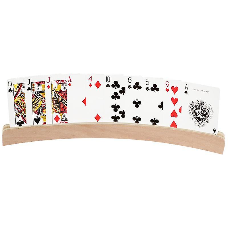Support de carte à jouer en bois