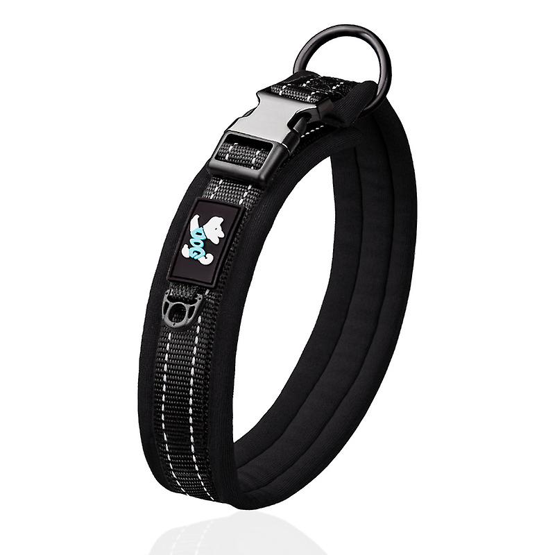 Dog Collar Soft Padded Adjustable Reflective