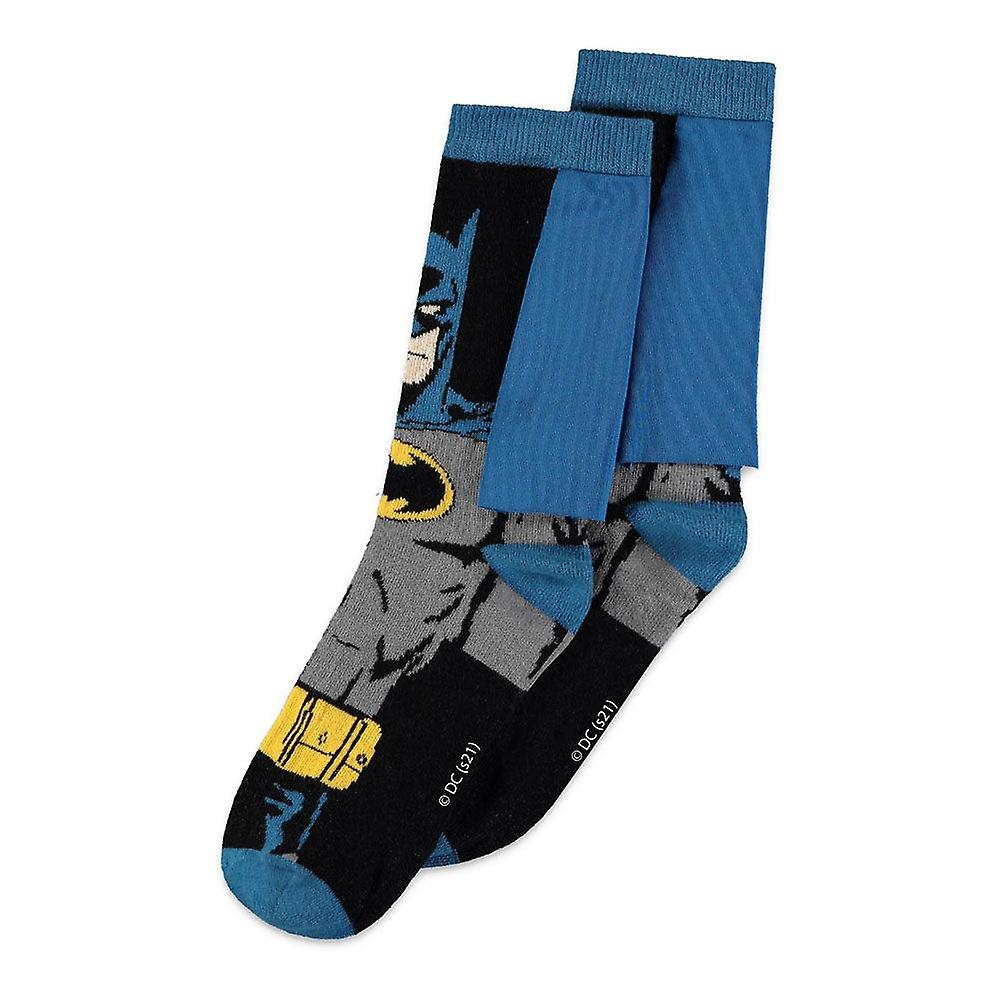 DC COMICS Batman Dark Knight with Cape Novelty Socks