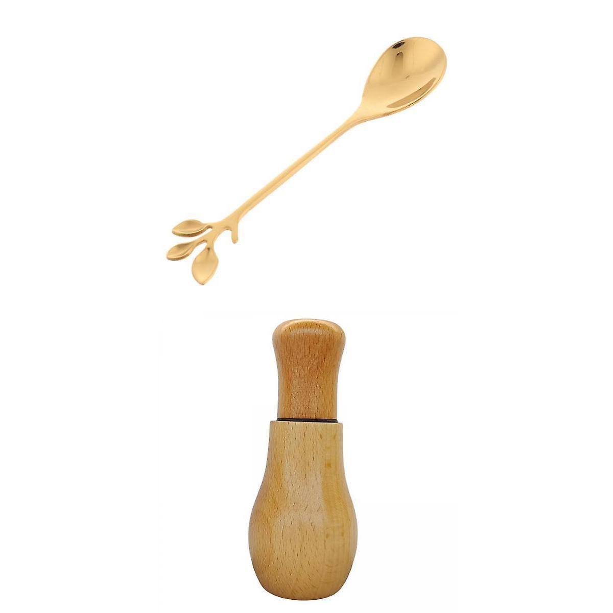 Coffee Distributor Needle with Stand for Kitchen Espresso Tools