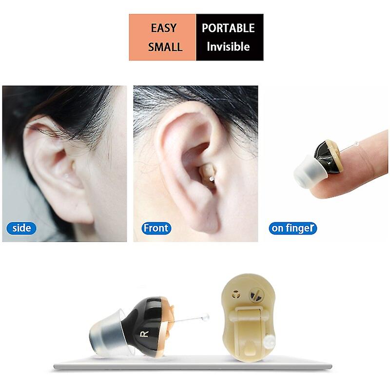 Eleror Mini Écouteurs Sans Fil Invisibles – Semi-Intra-Auriculaire Bluetooth Travail Sport Sommeil – Pro X6s