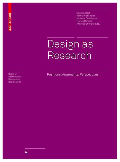 Design As Research Hardback Book