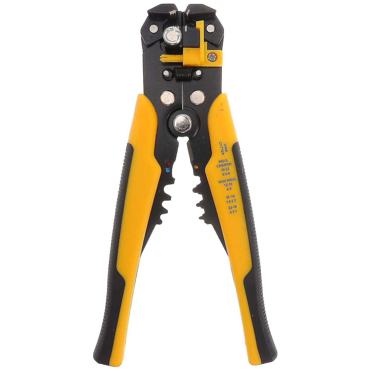 Professional Wire Striper Cutter Stripper Crimper Pliers Terminal Tool