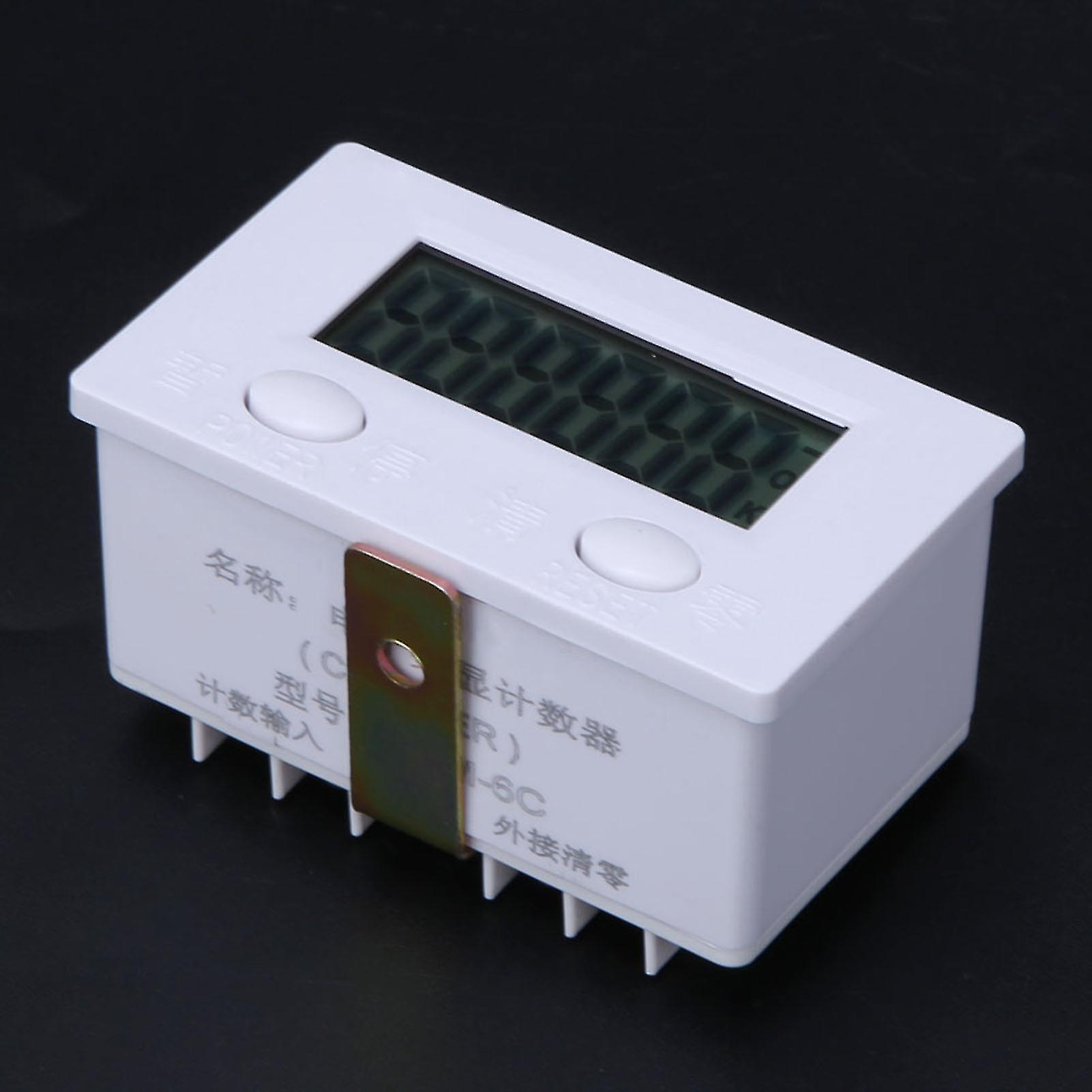 BERM BEM-6C Digital Counter, 6-Digit Electronic Counter, LCD Display 0 to 999,999
