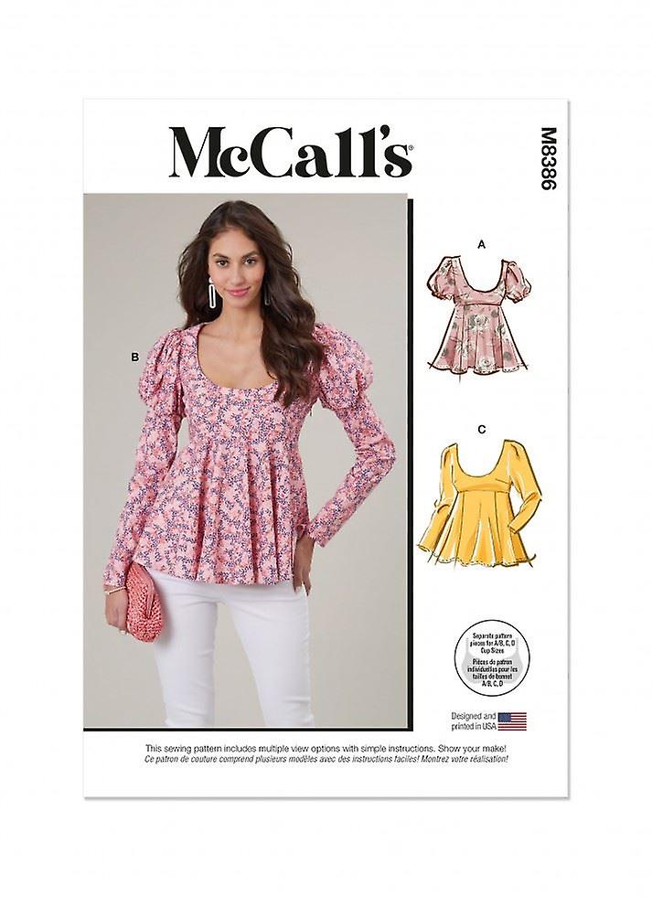 McCalls Paper Sewing Pattern 8386