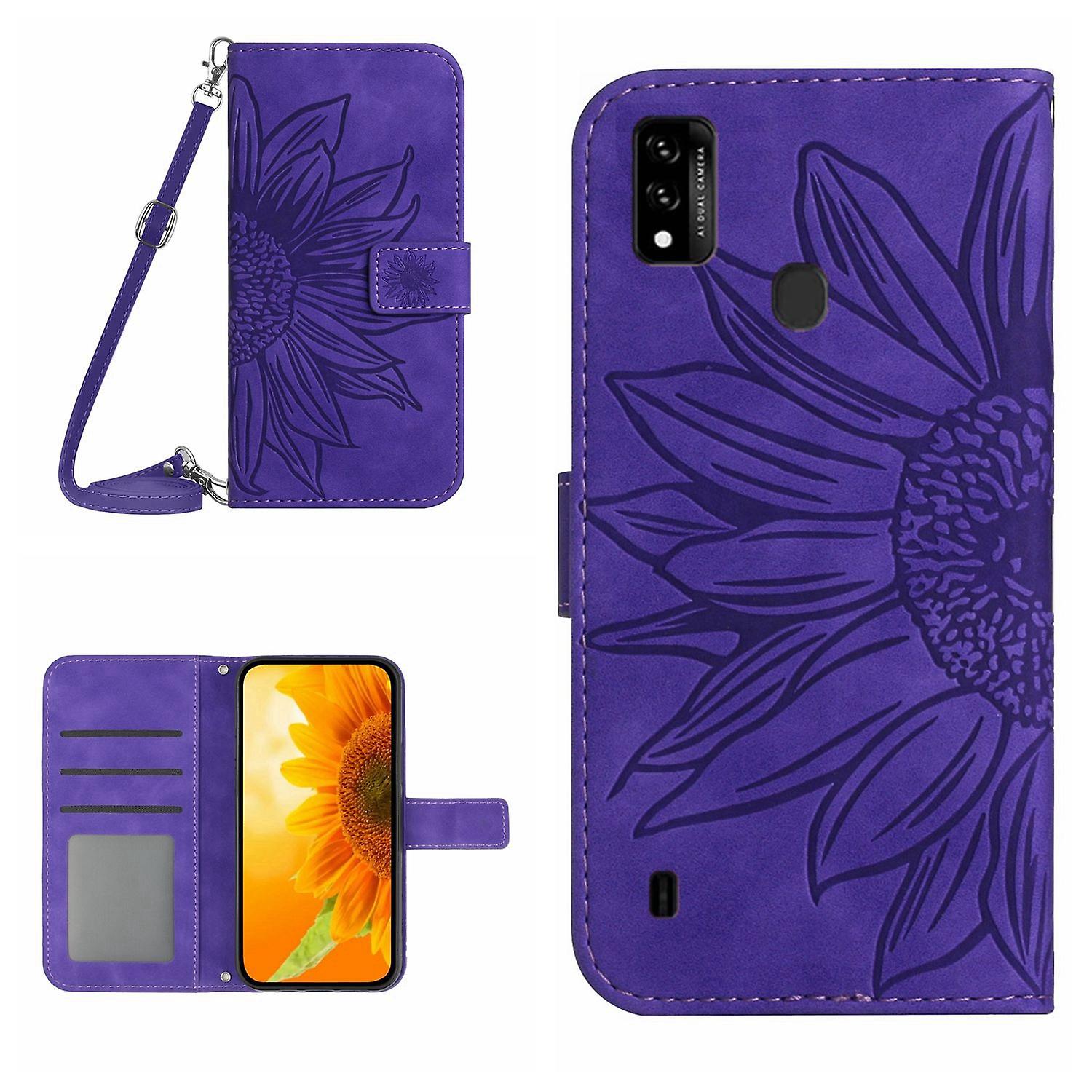 Skin Feel PU Case For ZTE Blade A51/A7P