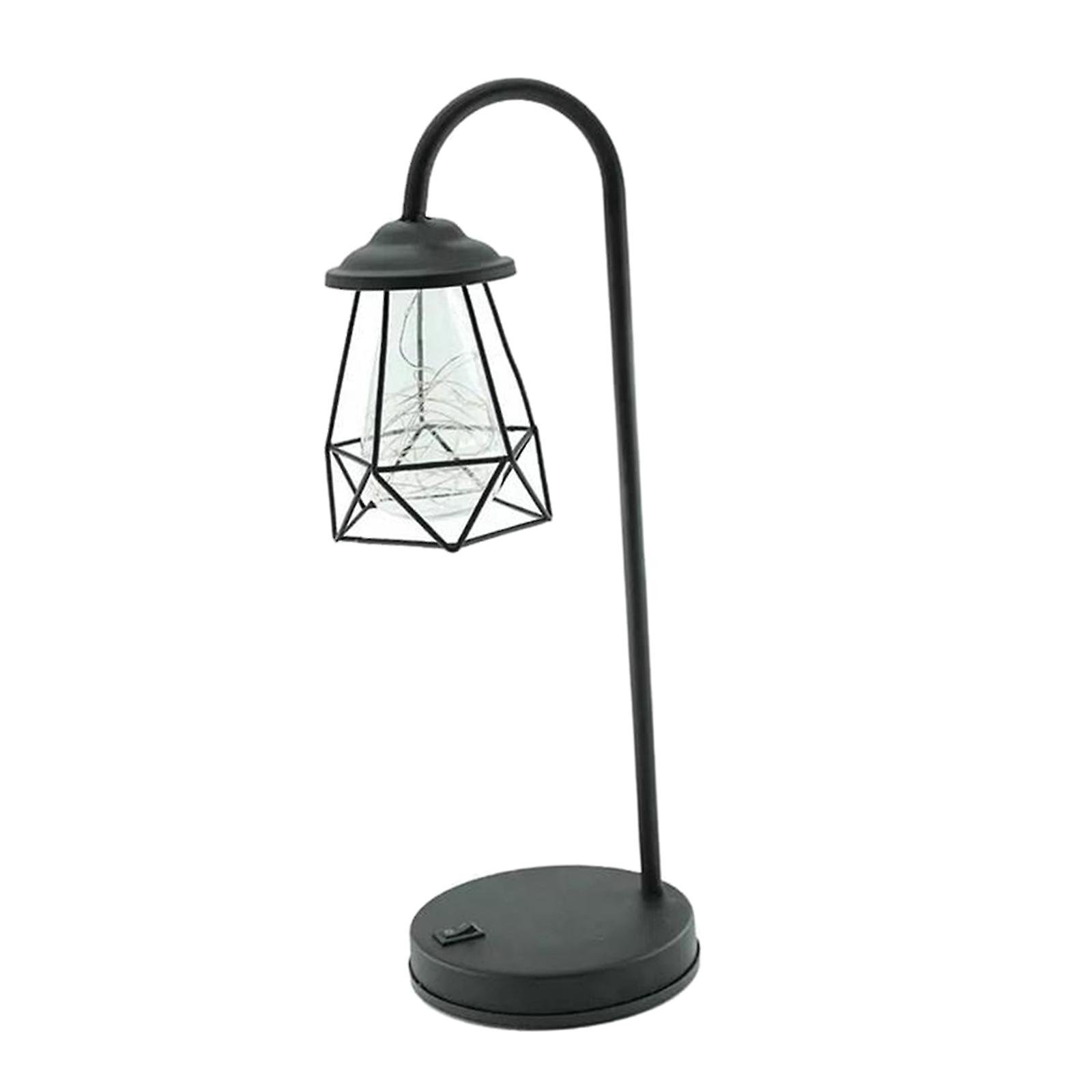 Modern Table Lamp USB Bedside Sconce Geometric Modeling Light Warm White