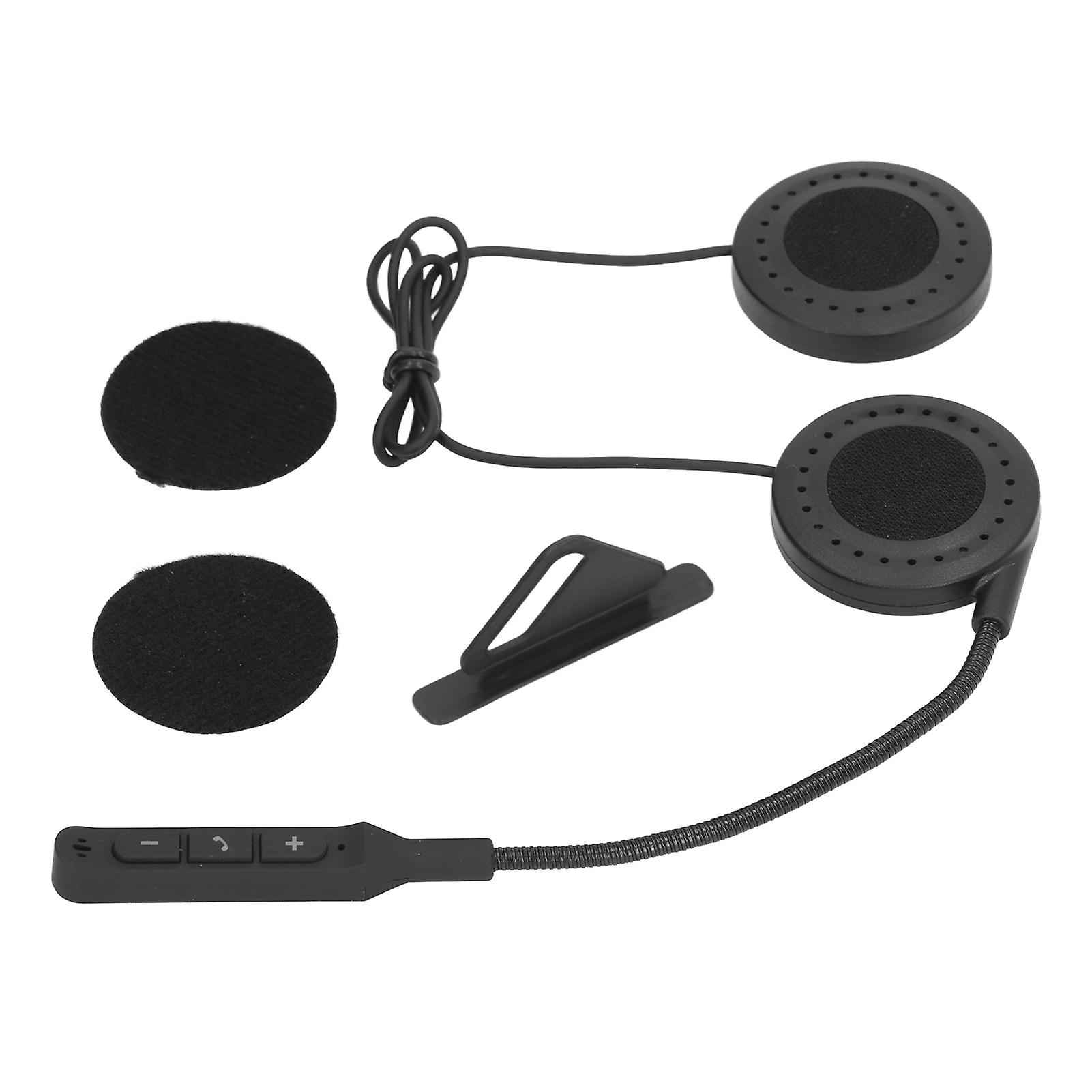 Motorcycle Helmet Bluetooth Headset Waterproof Handfree Music Call Control Bluetooth 5.0 