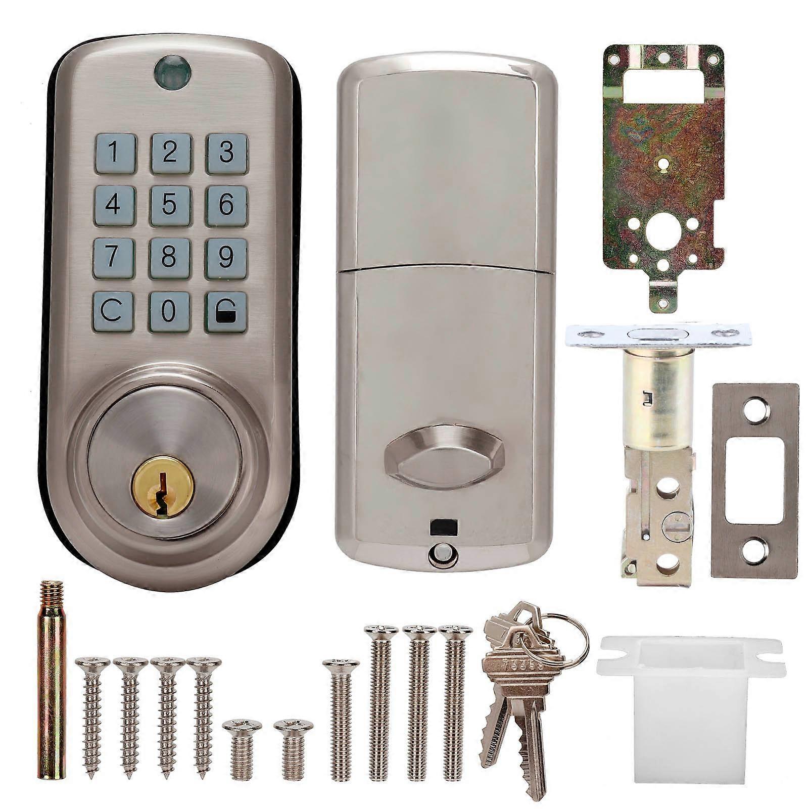 Waterproof Mechanical Door Lock Set with Password Keypad for Home and Office Security Building Access Control