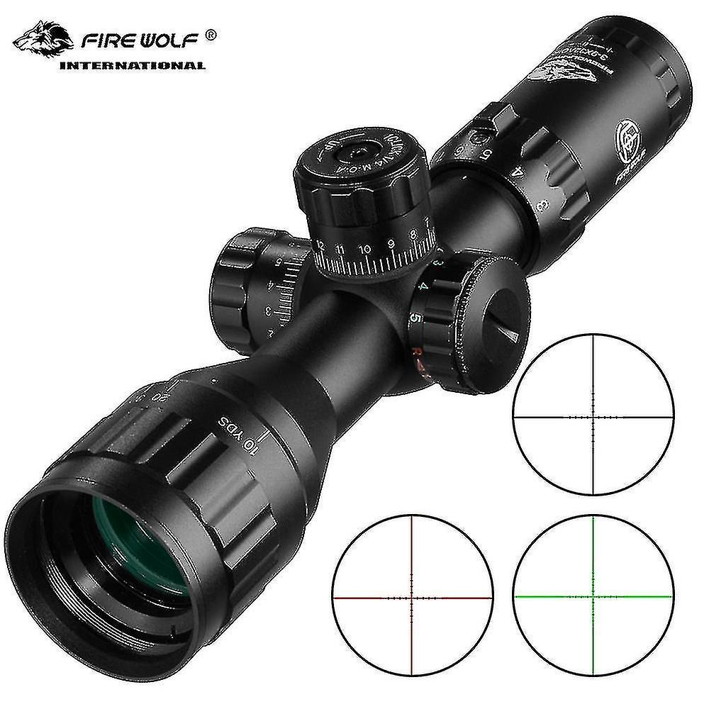 3-9x32 Rifle Scope With Red Green Illuminated Cross Hunting Tactical Optical Scope Range Air Gun Poc