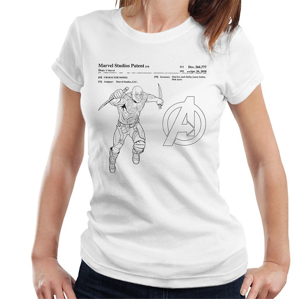 Marvel Avengers Infinity War Drax Patent Women's T-Shirt
