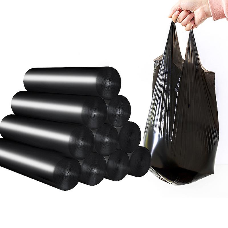 Black Waterproof Ripstop Bin Bag Handles (10 Rolls)