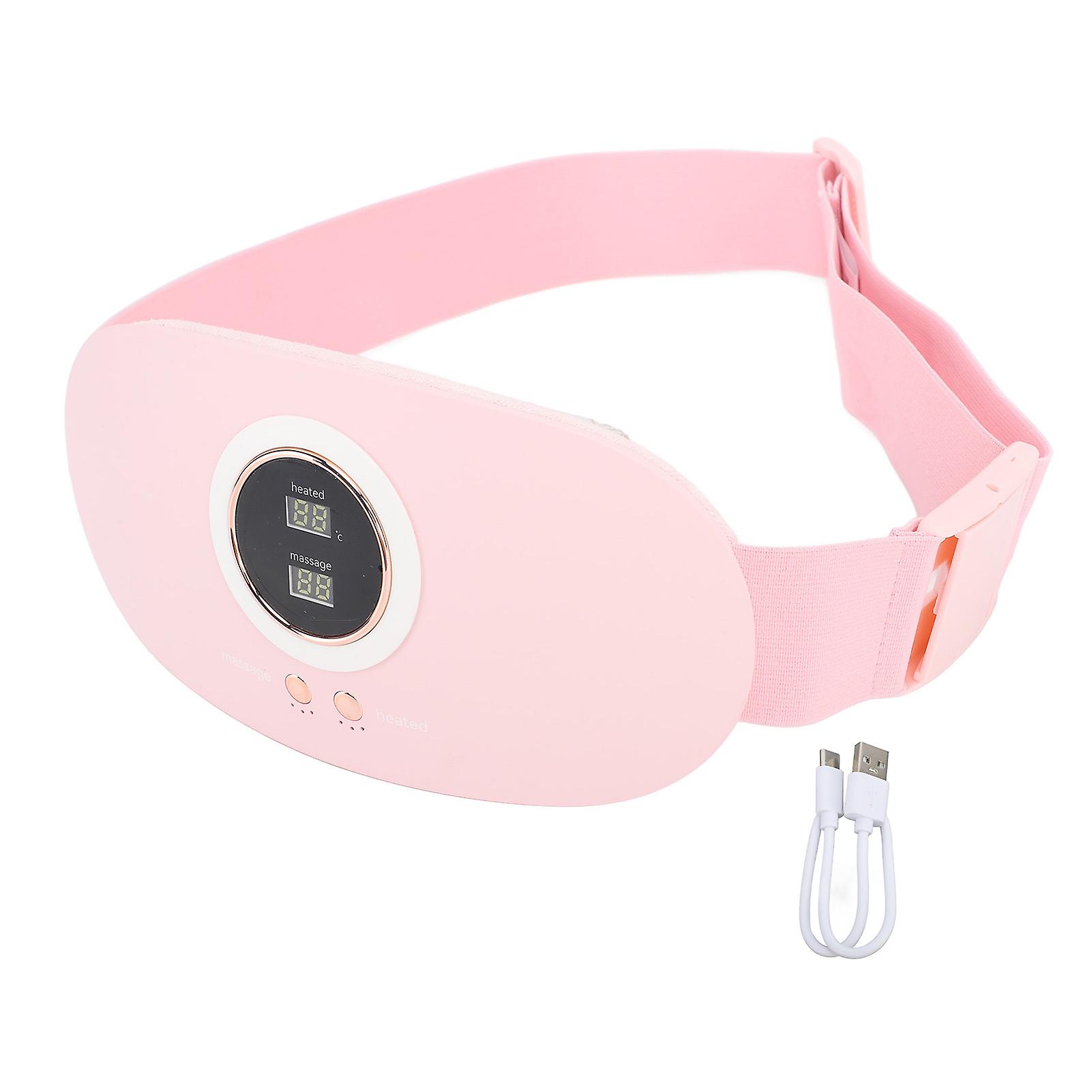 Cordless Heating Pad 7 Message Mode Electric Graphene Menstrual Heat Belly Wrap Belt for Home Driving Office