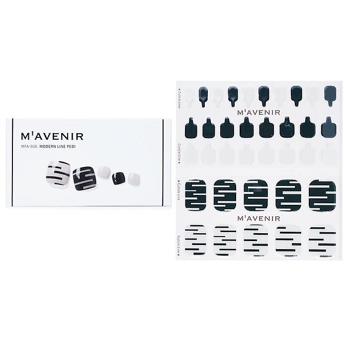 Mavenir Nail Sticker - # Modern Line Pedi 36pcs