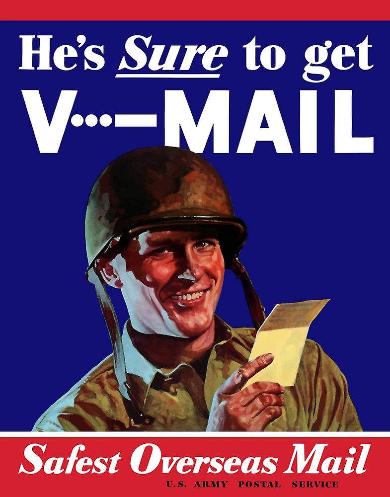 Digitally restored war propaganda poster. Poster