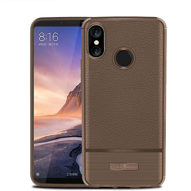 Soft Shockproof Protective Shell Case for Xiaomi Mi Max3 - Brown