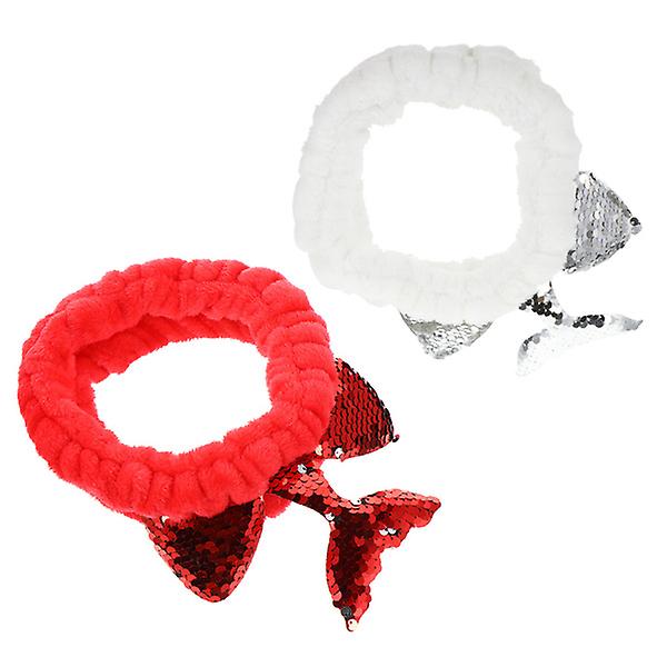Sequin Fish Tail Wraps Makeup Headband