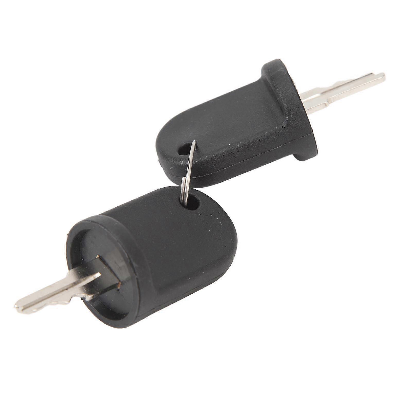 Ignition Switch Key, 2Pcs Ignition Key 605946 Reliable Stable Rugged Ignition Switch Key Metal Replacement for E‑Z‑GO RXV Gas Electric Golf Cart