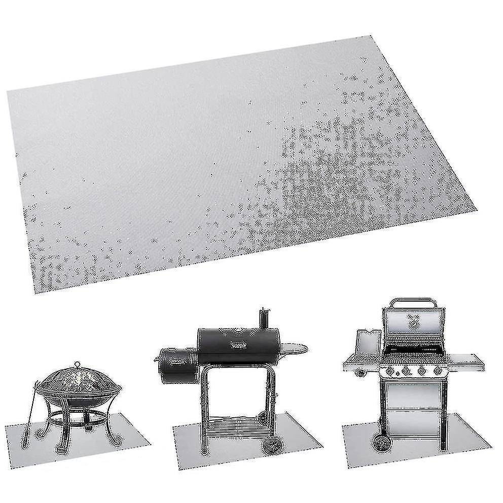 New rectangular fire pit mat, portable camping accessory fireproof mat
