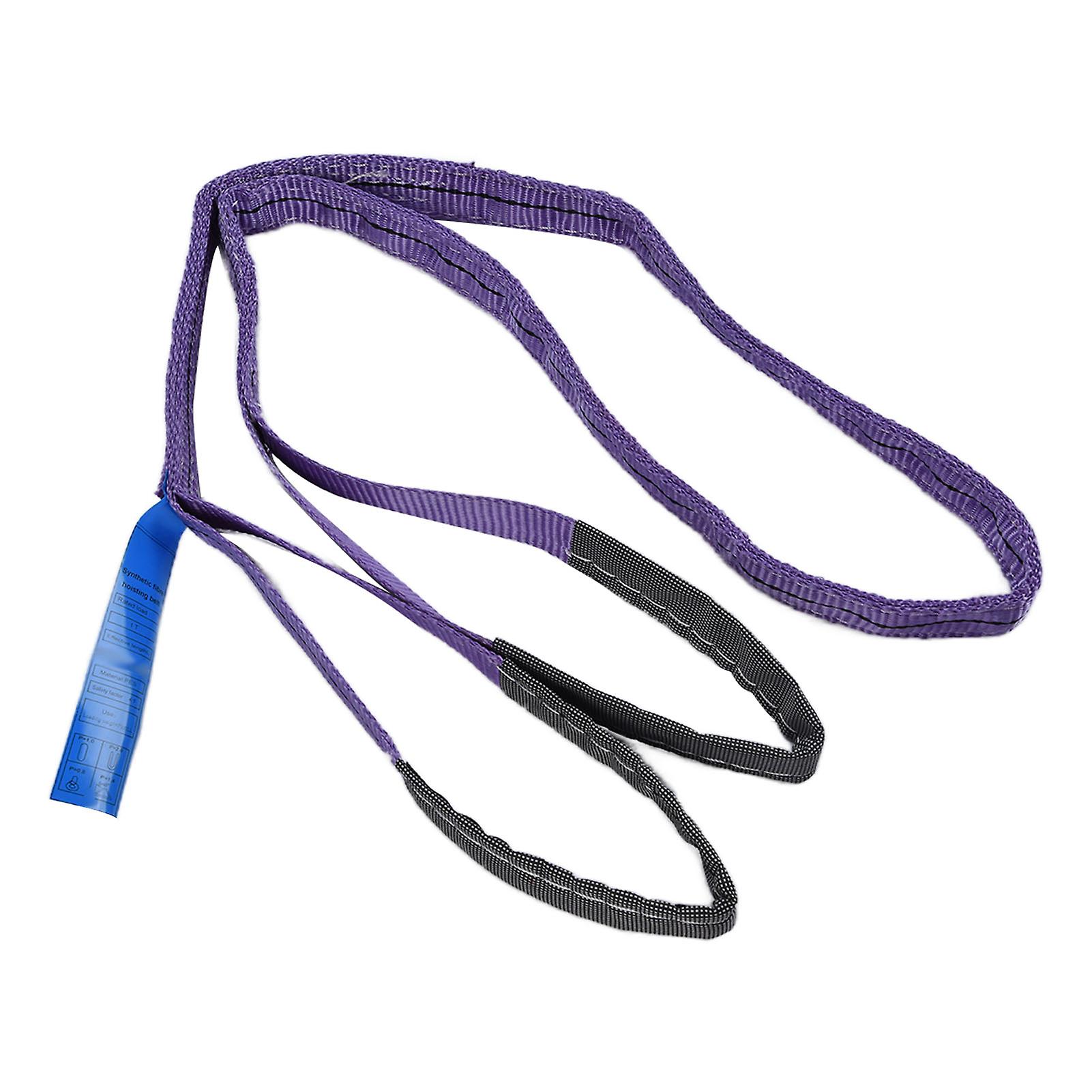 Heavy Duty Lifting Straps, 1T Load Capacity, High Strength Polyester Colored Flat Straps (4 Meters)