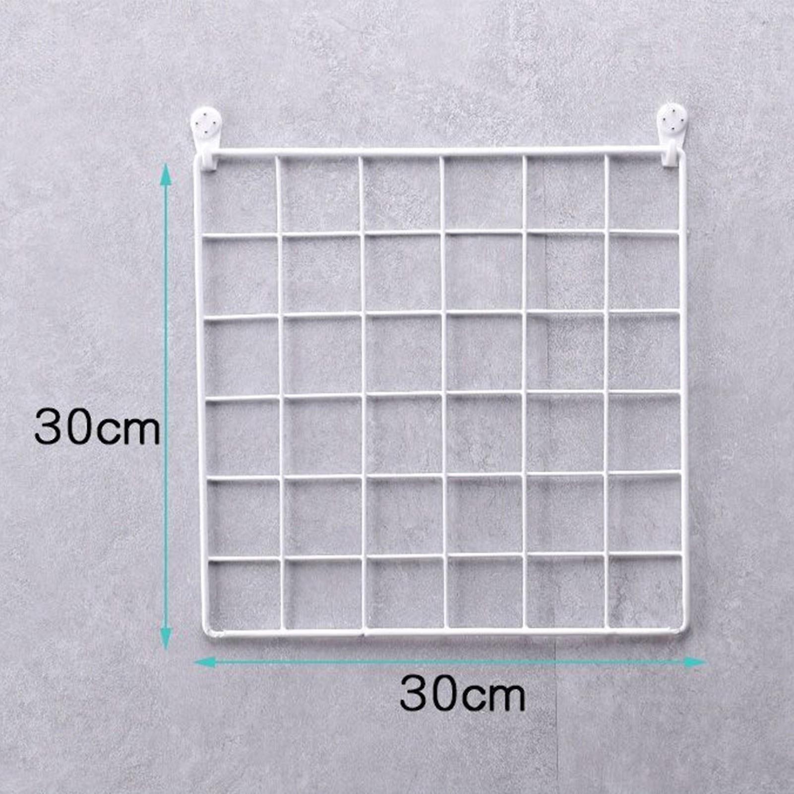 Wire Grid Panel Wall Doll Organizer Iron Mesh Home Storage Rack Photo ...