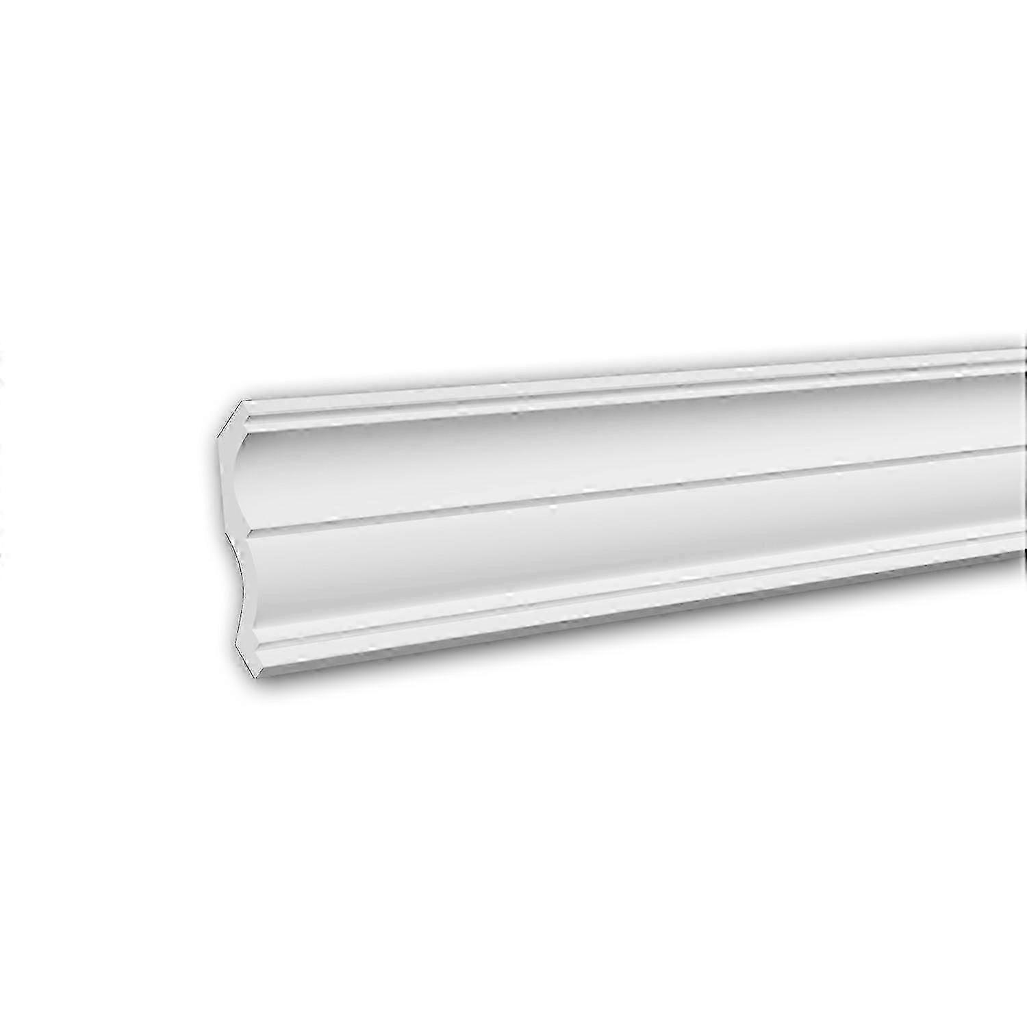 e-Delux GmbH 1 x Corniche 150161F Profhome blanc Polyuréthane prétraité léger, solide, indéformable