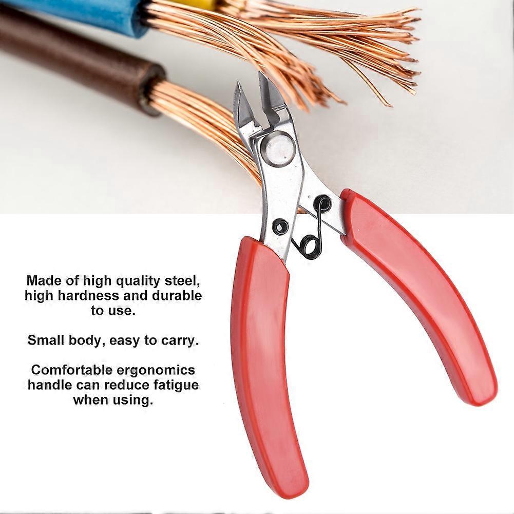 107F1 Mini Diagonal Pliers Wire Cutter Side Nippers, 63g