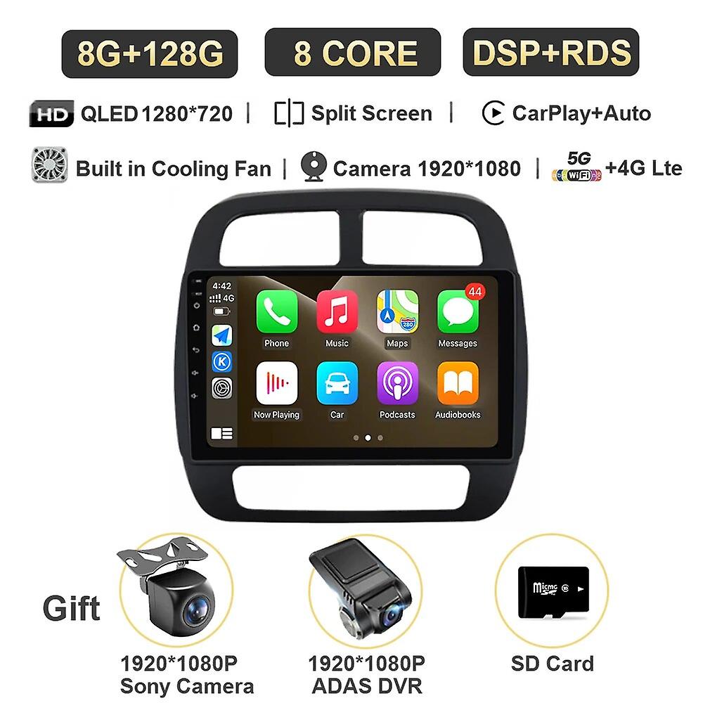 Android 13 For Renault Kwid K-ze 2015 - 2019 Car Stereo Multimedia Navigation Gps Video Player Autoradio Carplay Monitor Radio