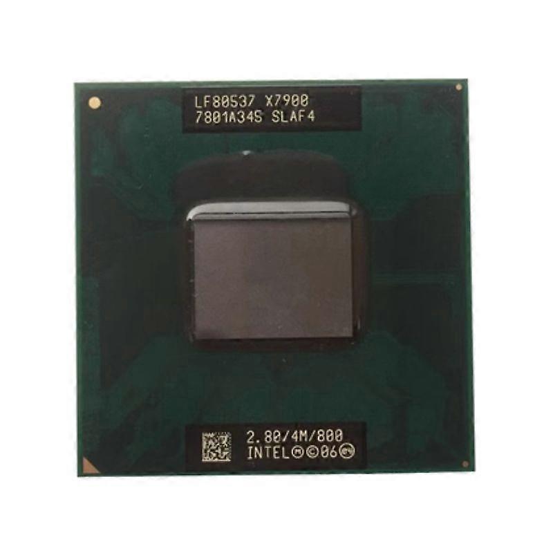 Socket CPU Core 2 Extreme X7900 PGA478, 2 jadrá, 2 vlákna, 2,8 GHz, 4 MB vyrovnávacej pamäte L2, 44 W.