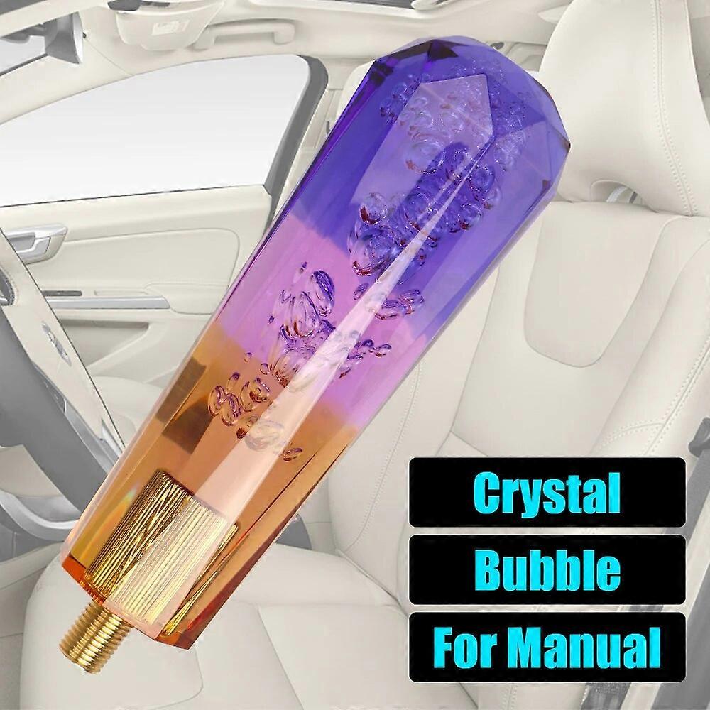 10/15/20cm Car Transmission Lever Shifter Gear Shift Knob Transparent Crystal Bubble Decorative Interior Automobile Accessories ST1M774