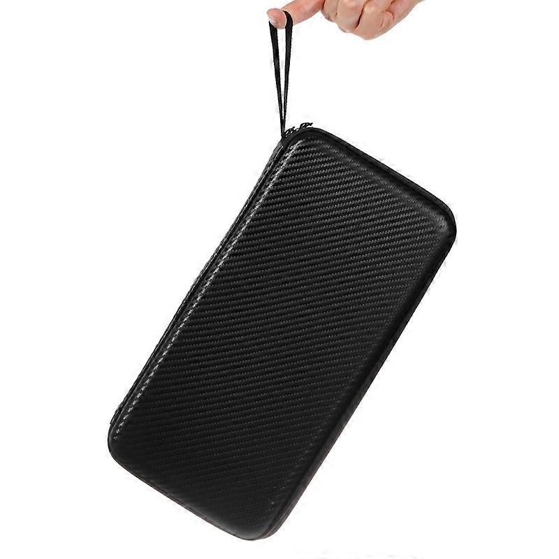 Black Hard Case for K380 K810 K811 Wireless Bluetooth Compatible Keyboard, Carrying Storage Bag, Soft Gray Lining