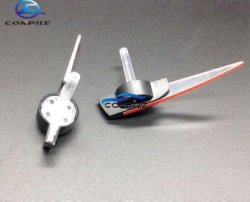 inner hole 1mm 2pcs 45mm Car instrument meter pointer red plastic cluster