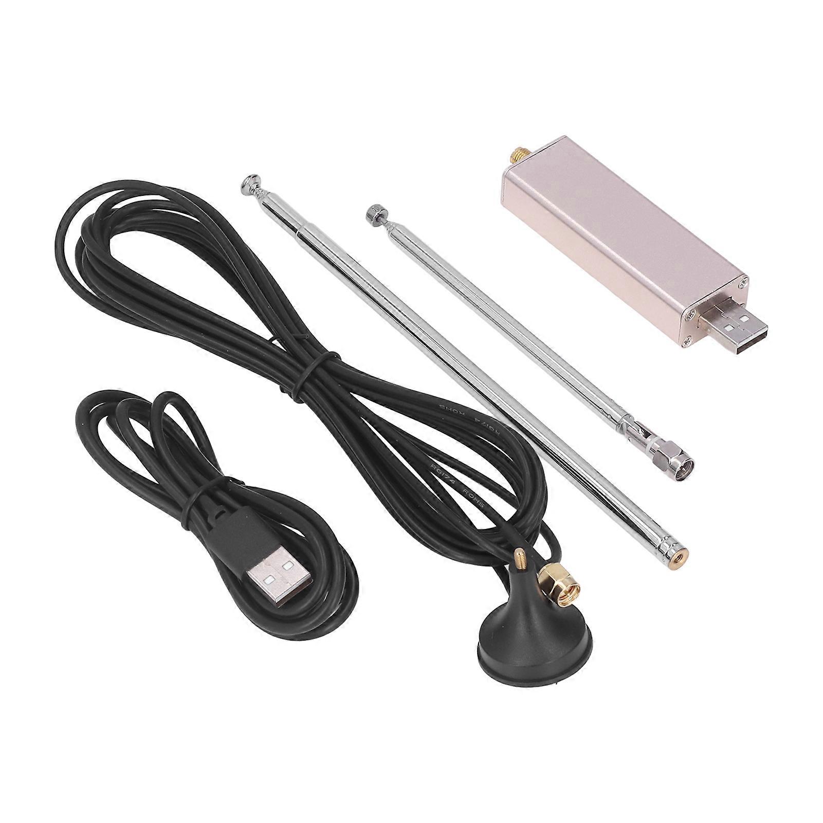 RTL SDR USB-Empfänger RTL2832U R820T2 100 KHz?1,7 GHz Vollband-Elektronikkomponente