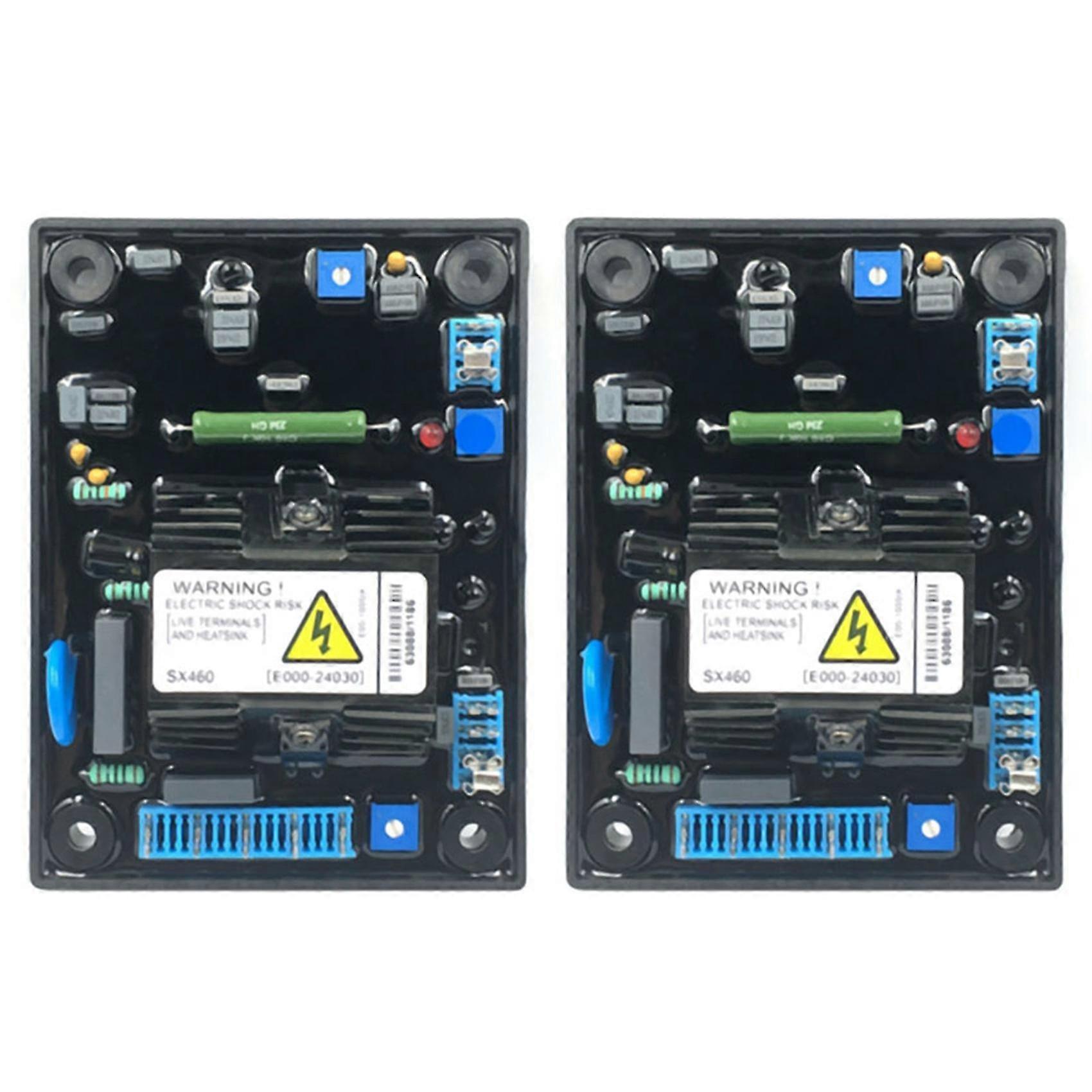 2x Automatic Voltage Regulator Avr Sx460 For Generator 12972 Power Stabilizer
