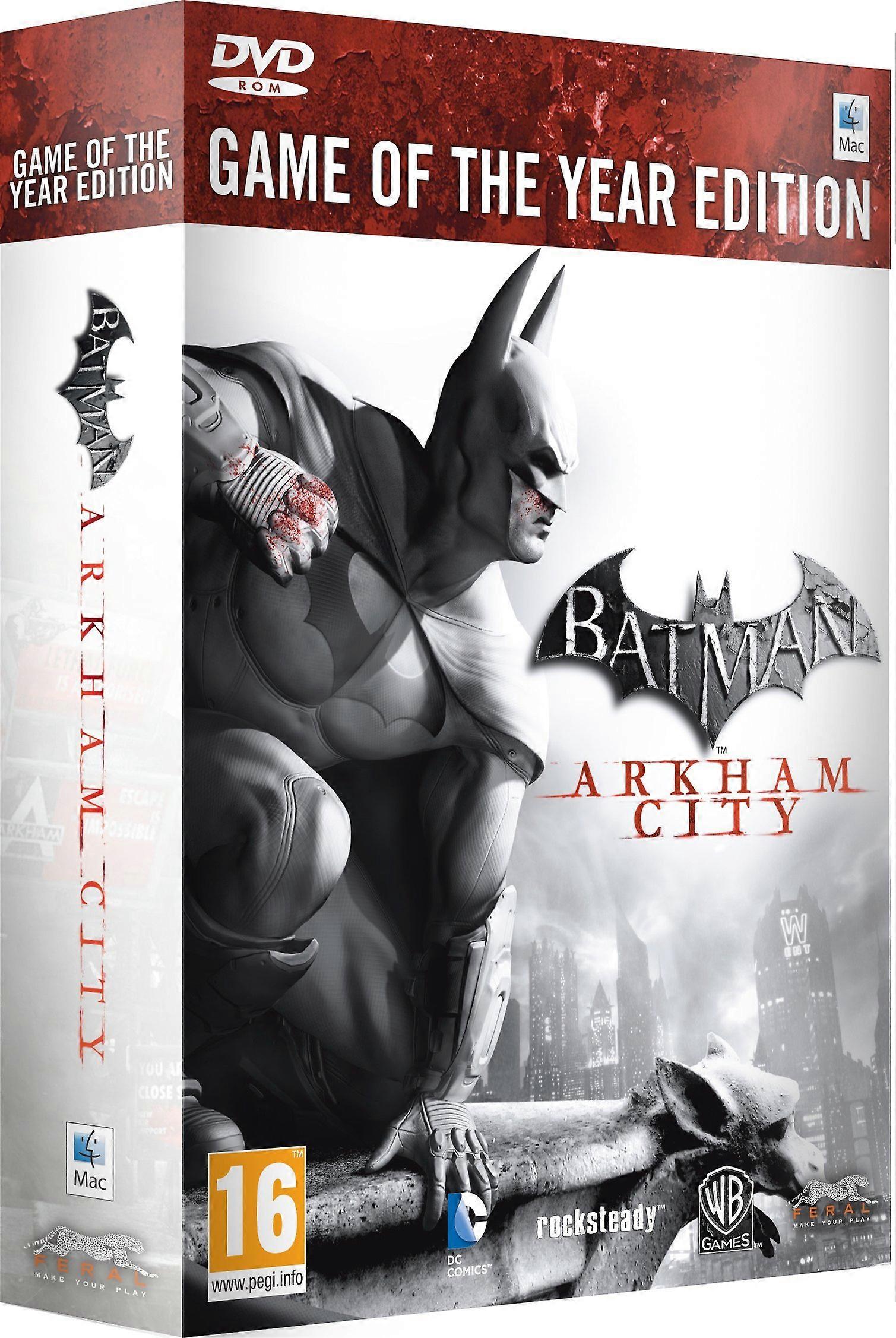 Batman Arkham City Game of the Year Edition(Mac) - Mac OS X - PAL - New & Sealed