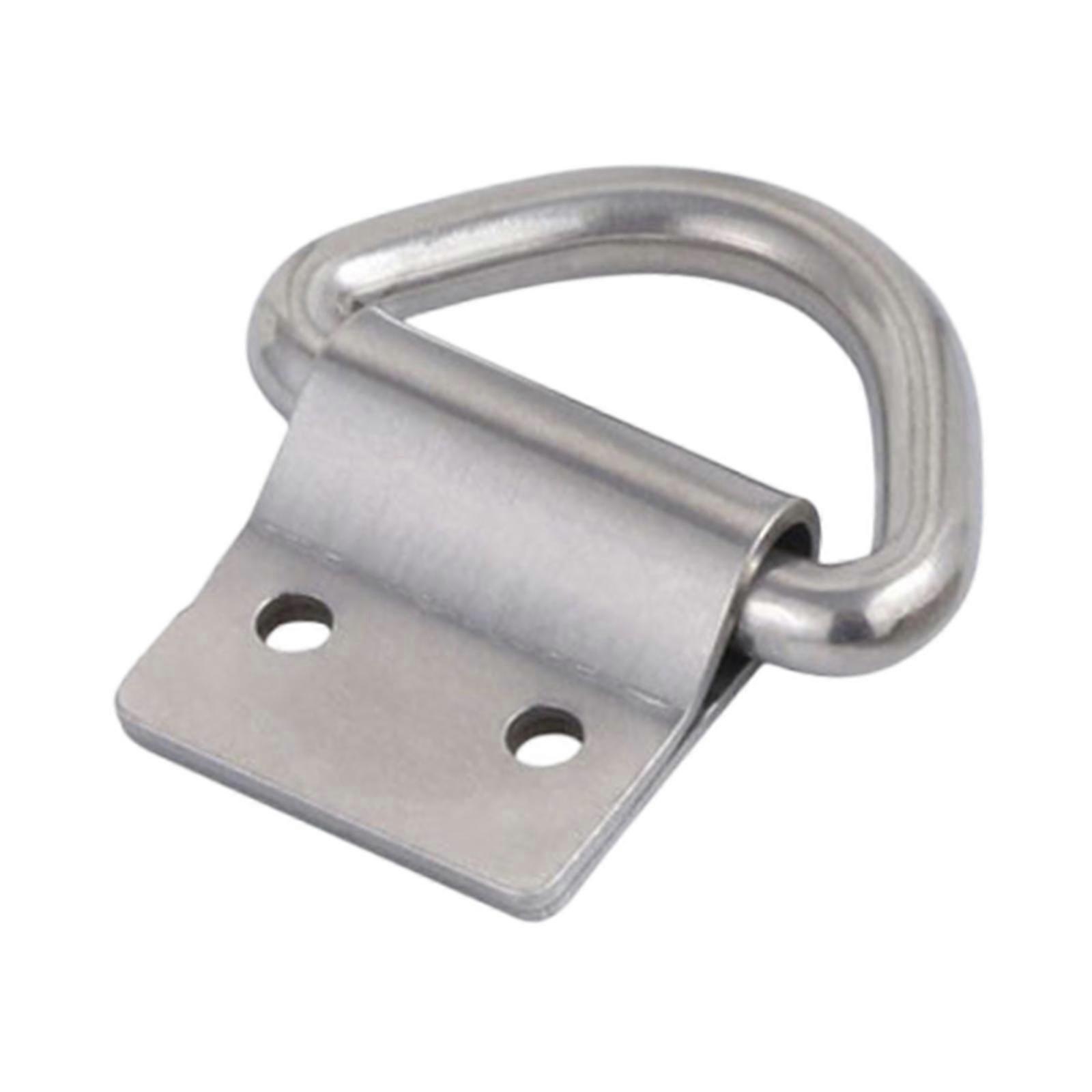 Tie Down Anchor Pull Anchor Lashing Loop for Campers Warehouse Rvs Silver 4.96x4.5 cm